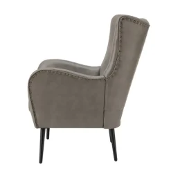 Faux Leather Wingback Accent Chair-Kirkland's Home Discount