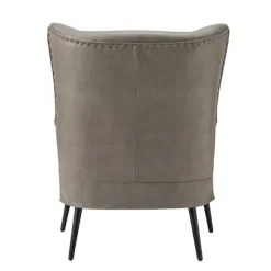 Faux Leather Wingback Accent Chair-Kirkland's Home Discount