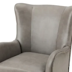 Faux Leather Wingback Accent Chair-Kirkland's Home Discount