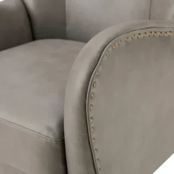 Faux Leather Wingback Accent Chair-Kirkland's Home Discount