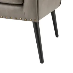 Faux Leather Wingback Accent Chair-Kirkland's Home Discount