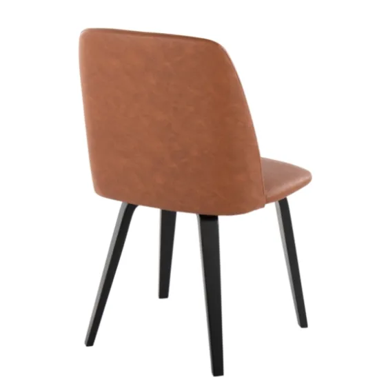 Faux Leather Wood Dining Chairs, Set Of 2-Kirkland's Home Cheap