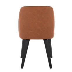 Faux Leather Wood Dining Chairs, Set Of 2-Kirkland's Home Cheap