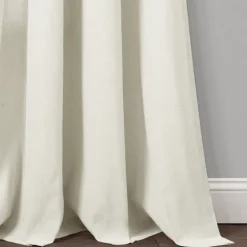 Faux Linen Curtain Panel Set, 84 In.-Kirkland's Home Best Sale