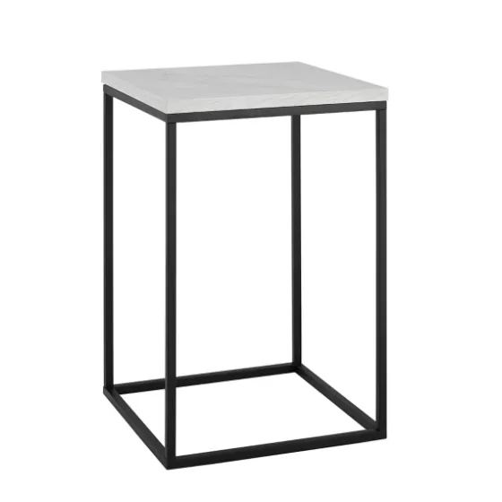 Faux Marble Open Frame Side Table-Kirkland's Home New
