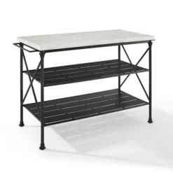 Faux Marble Top 3-Tier Melody Kitchen Island-Kirkland's Home Online