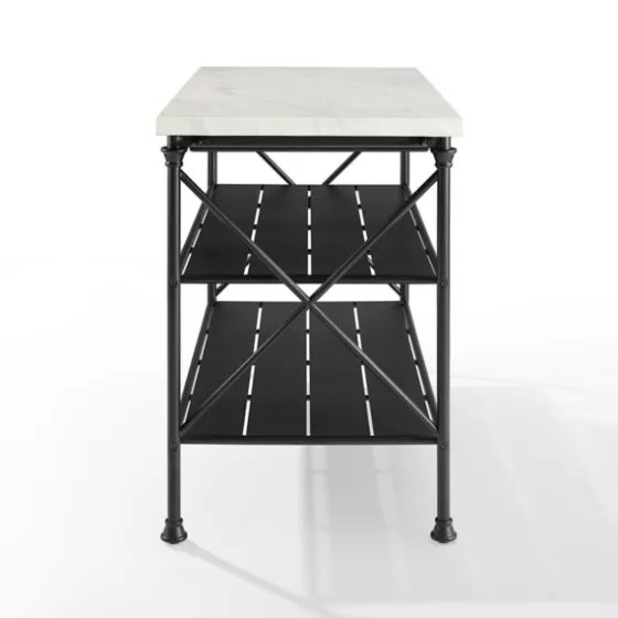 Faux Marble Top 3-Tier Melody Kitchen Island-Kirkland's Home Online