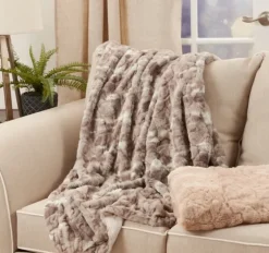Faux Mink Fur Throw-Kirkland's Home Sale