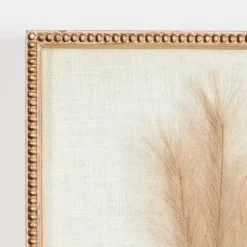 Faux Pampas Grass Beaded Frame Wall Plaque-Kirkland's Home Fashion