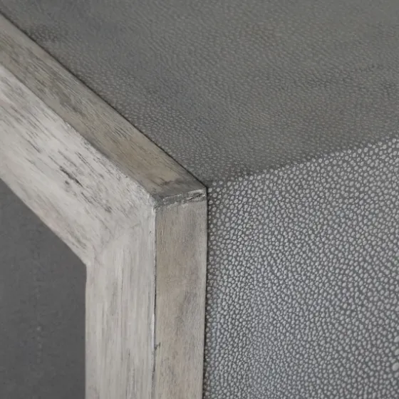Faux Shagreen Accent Table-Kirkland's Home Fashion