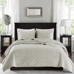 Faux Velvet California King 3-Pc. Coverlet Set-Kirkland's Home Fashion