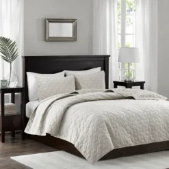 Faux Velvet California King 3-Pc. Coverlet Set-Kirkland's Home Fashion