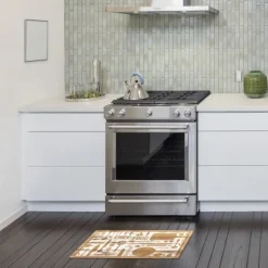 Faux Wood Kitchen Icons Floor Mat, 24X36-Kirkland's Home Shop