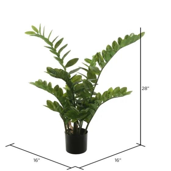 Faux Zamifolia Bush Potted Plant-Kirkland's Home New