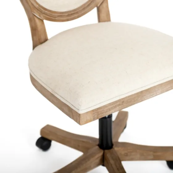 Felix Upholstered Swivel Office Chair-Kirkland's Home Flash Sale