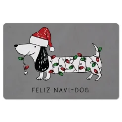 Feliz Navidog Christmas Kitchen Mat-Kirkland's Home Sale