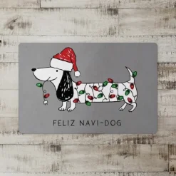 Feliz Navidog Christmas Kitchen Mat-Kirkland's Home Sale