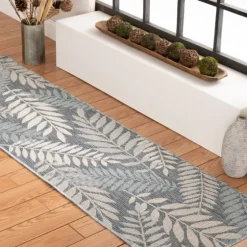 Fern Leaves Indoor/Outdoor Area Rug, 2X7-Kirkland's Home Discount