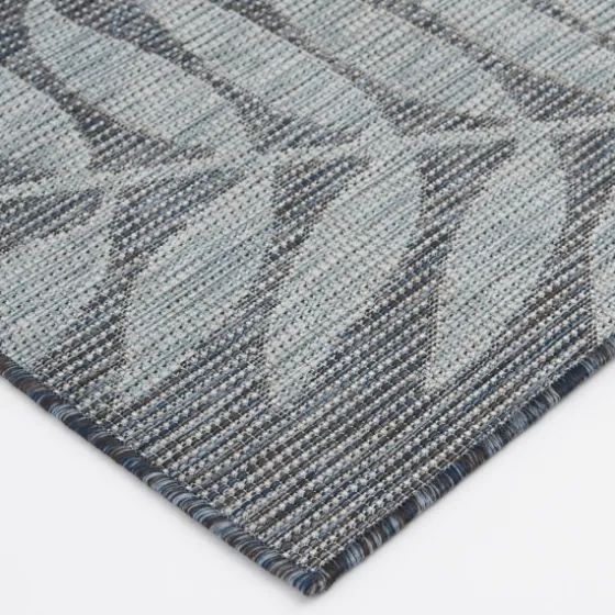 Fern Leaves Indoor/Outdoor Area Rug, 5X7-Kirkland's Home Clearance