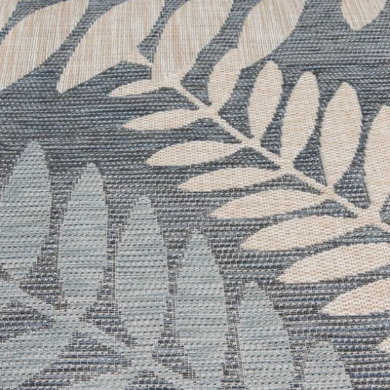 Fern Leaves Indoor/Outdoor Area Rug, 5X7-Kirkland's Home Clearance