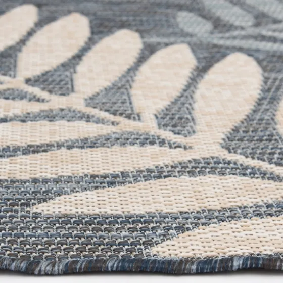 Fern Leaves Indoor/Outdoor Area Rug, 5X7-Kirkland's Home Clearance