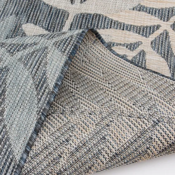 Fern Leaves Indoor/Outdoor Area Rug, 5X7-Kirkland's Home Clearance