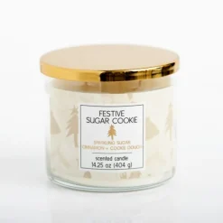 Festive Sugar Cookie Triple Wick Jar Candle-Kirkland's Home Outlet