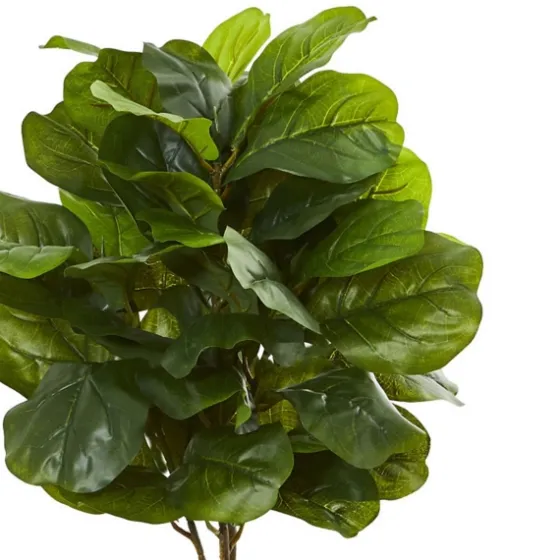 Fiddle Leaf Fig In White Tower Planter-Kirkland's Home New