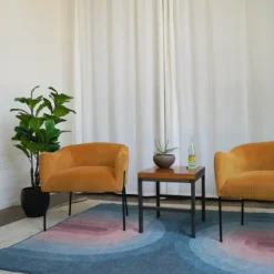 Fiddle Leaf Fig Tree In Black Wood Pot-Kirkland's Home Outlet