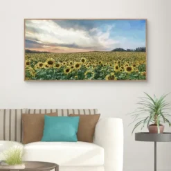 Field Of Gold Framed Canvas Art Print-Kirkland's Home Fashion