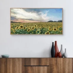 Field Of Gold Framed Canvas Art Print-Kirkland's Home Fashion