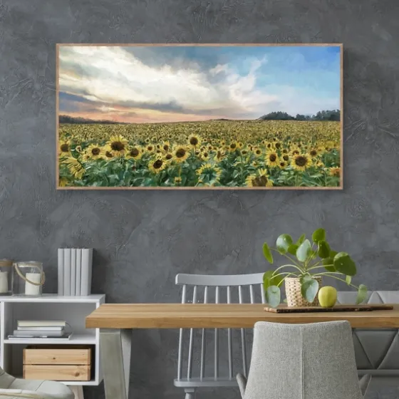 Field Of Gold Framed Canvas Art Print-Kirkland's Home Fashion