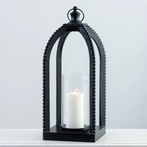 Fieldstone Beaded Lantern, 21 In.-Kirkland's Home Fashion