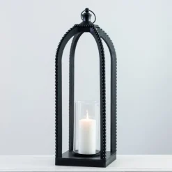Fieldstone Beaded Lantern, 27 In.-Kirkland's Home New