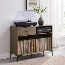 Finn Record Storage Media Cabinet-Kirkland's Home New