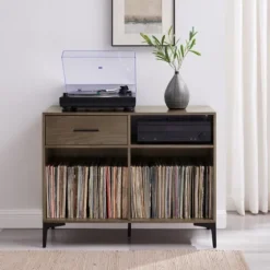 Finn Record Storage Media Cabinet-Kirkland's Home New
