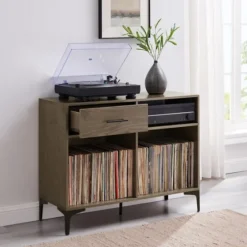 Finn Record Storage Media Cabinet-Kirkland's Home New