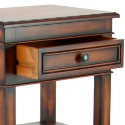Fir Wood Tiered Side Table-Kirkland's Home Store