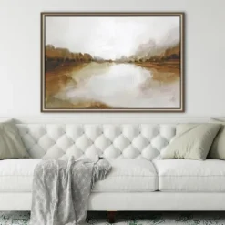 Firestone Lake View Framed Canvas Art Print-Kirkland's Home Best