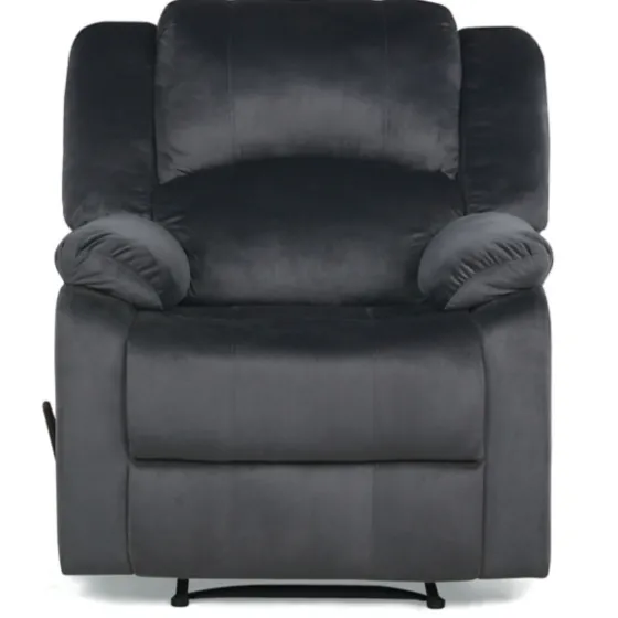 Flannel Overstuffed Pull Recliner-Kirkland's Home Outlet
