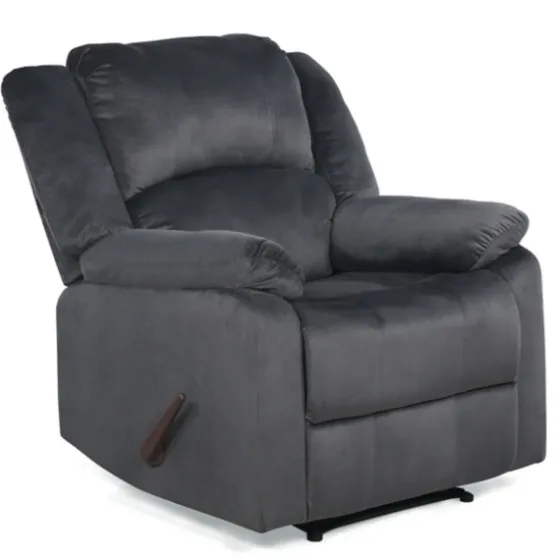 Flannel Overstuffed Pull Recliner-Kirkland's Home Outlet