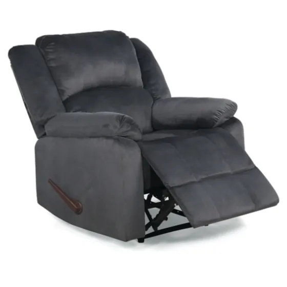 Flannel Overstuffed Pull Recliner-Kirkland's Home Outlet