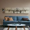 Flight Design Canvas Art Prints, Set Of 3-Kirkland's Home New
