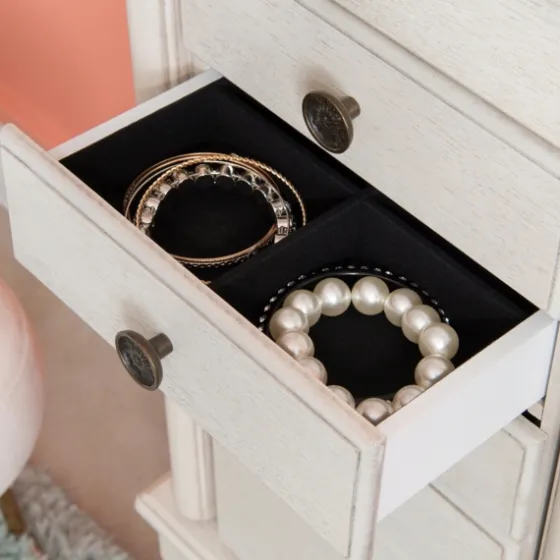 Flip Top 5-Drawer Wood Armoire-Kirkland's Home Outlet
