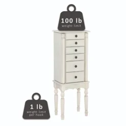 Flip Top 5-Drawer Wood Armoire-Kirkland's Home Outlet