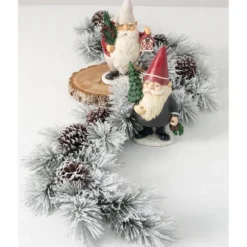Flocked Pine And Pine Cone Garland-Kirkland's Home Best Sale