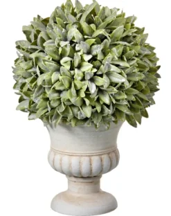 Flocked Sage Ball 11 In. Urn Arrangement, Set Of 2-Kirkland's Home Hot