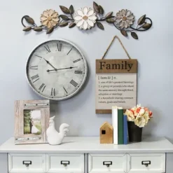 Floral Arch Over-The-Door Metal Wall Plaque-Kirkland's Home Clearance