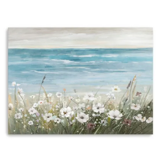 Floral Beach Giclee Canvas Art Print, 48X36 In.-Kirkland's Home Cheap