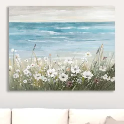 Floral Beach Giclee Canvas Art Print, 40X32 In.-Kirkland's Home Hot